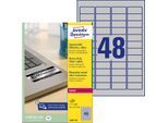 AVERY Zweckform Typenschildetiketten 45,7 x 21,2 mm