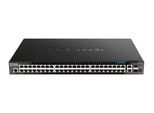 D-Link DGS-1520-52MP/E, 52-Port Smart Managed PoE+ Gigabit Stack Switch 4x 2.5 GE, 4x 10G
