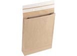 flexiPAK classic Doppelfixverschluss Faltentaschen braun