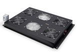 Digitus Dachlüftermodule für 19" Unique Schränke 4 Lüfter RAL9005 schwarz