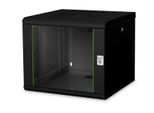 Digitus 9HE 19"-Wandgehäuse Unique Serie RAL 9005 schwarz