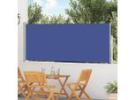 vidaXL Ausziehbare Seitenmarkise 120×500 cm Blau