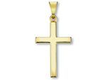 Kette mit Anhänger ONE ELEMENT "Schmuckset - Set mit Halskette Kreuz Anhänger aus 333 Gelbgold", gold, Halsketten, Damen, Gelbgold 333 Gold, Gelbgold 333, Gold, Bedeutungsvoll & zeitlos – ein Begleiter mit Persönlichkeit