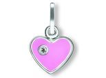 Kettenanhänger ONE ELEMENT "Zirkonia Herz Herz Anhänger aus 925 Silber", silber, Schmuckanhänger, Damen, Silber 925 (Sterlingsilber), Kettenanhänger, Herzanhänger – Ausdruck von Liebe, perfekt zum Verschenken