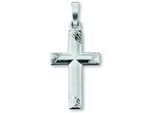 Kette mit Anhänger ONE ELEMENT "Schmuckset - Set mit Halskette Kreuz Anhänger aus 925 Silber", silber, Halsketten, Damen, Silber 925 (Sterlingsilber), Symbolische Note – harmonisch gestaltet mit Liebe zum Detail