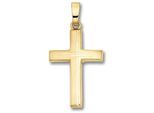 Kette mit Anhänger ONE ELEMENT "Schmuckset - Set mit Halskette Kreuz Anhänger aus 333 Gelbgold", gold, Halsketten, Damen, Gelbgold 333 Gold, Gelbgold 333, Gold, Symbolische Note – harmonisch gestaltet mit Liebe zum Detail
