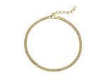 Armband CELESTA, gelb, Armbänder, Damen, 18cm, Silber 925 (Sterlingsilber), glänzend, Armband