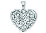 Kettenanhänger ONE ELEMENT "Zirkonia Herz Herz Anhänger aus 925 Silber", silber, Schmuckanhänger, Damen, Silber 925 (Sterlingsilber), Kettenanhänger, Zart & emotional – ein Geschenk, das von Herzen kommt
