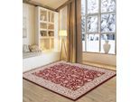 Wollteppich OTTO HOME "Oriental D2", rot, B:80cm H:10mm L:150cm, Schurwolle, Teppiche, reine Wolle, Orient-Optik, Wohnzimmer