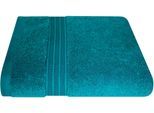 Handtuch DYCKHOFF "Siena", grün (smaragd), B:50cm L:100cm, Frottier, Obermaterial: 100% Baumwolle, Handtücher, mit Bordüre