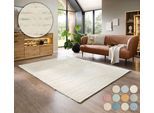 Wollteppich OTTO HOME "Pirker", bunt, B:140cm H:12mm L:200cm, Schurwolle, Teppiche, Wendeteppich, meliert, reine Wolle, handgewebt, Scandi, Wohnzimmer