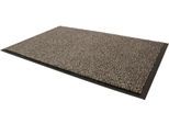 Fußmatte "FLEXI, Made in Belgium", grau (grau, beige), B:40cm H:9mm L:60cm, Baumwolle, PRIMAFLOR-IDEEN IN TEXTIL, Teppiche, Fußmatte, Schmutzfangmatte, In- und Outdoor geeignet, waschbar