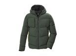 Steppjacke KILLTEC "KOW 255 MN QLTD JCKT", Herren, Gr. XXL, grün (olivgrün), Obermaterial: 100% Polyester.Futter: 100% Polyester.Füllung: 100% Polyester, Jacken Steppjacke, Wasserabweisende Herrenjacke mit reflektierenden Elementen