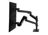 Ergotron LX Pro Monitor Tischhalterung - für 2 LCD-Displays - Schwarz