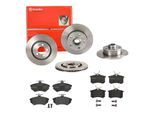 BREMBO Bremsensatz, Scheibenbremse Bremsensatz-Vorn und Hinten sg00000e6y Hinterachse innenbelüftet 280mm 22mm für Peugeot Roewe (SAIC) Audi Citroën S