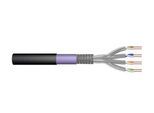 Digitus CAT 7 S-FTP Roh-Installationskabel, PiMF 500m, Trommel,AWG 23/1, 1200 MHz, PE, Sx, Schwarz