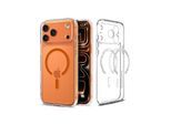 Spigen Ultra Hybrid MagSafe - clear orange - iPhone 17 Pro