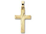 Kettenanhänger ONE ELEMENT "Kreuz Anhänger aus 333 Gelbgold Kreuz Anhänger aus 333 Gelbgold", gold, Schmuckanhänger, Damen, Gelbgold 333 Gold, Gelbgold 333, Gold, Kettenanhänger, Kleines Statement – persönlich, stilvoll, alltagstauglich
