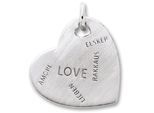 Kettenanhänger ONE ELEMENT "Herz Herz Anhänger aus 925 Silber", silber, Schmuckanhänger, Damen, Silber 925 (Sterlingsilber), Kettenanhänger, Herzanhänger – Ausdruck von Liebe, perfekt zum Verschenken