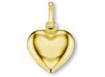 Kettenanhänger ONE ELEMENT "Herz Herz Anhänger aus 333 Gelbgold", gold, Schmuckanhänger, Damen, Gelbgold 333 Gold, Gelbgold 333, Gold, Kettenanhänger, Liebevoll gearbeitet – ein schönes Geschenk für besondere Momente