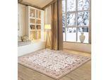 Wollteppich OTTO HOME "Oriental D2", beige, B:66cm H:10mm L:120cm, Schurwolle, Teppiche, reine Wolle, Orient-Optik, Wohnzimmer