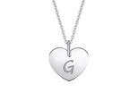 Kettenanhänger ONE ELEMENT "Herz Herz", silber, Schmuckanhänger, Damen, G, Gold Weißgold 333, Gold, Weißgold 333, Kettenanhänger, Herzanhänger – Ausdruck von Liebe, perfekt zum Verschenken