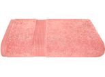 Duschtuch DYCKHOFF "Siena", rot (rosenholz), B:70cm L:140cm, Frottier, Obermaterial: 100% Baumwolle, Handtücher, mit Bordüre