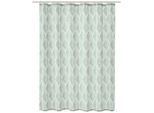 Kleine Wolke Duschvorhang , Grün , Kunststoff , 180x200 cm , Textiles Vertrauen - Oeko-Tex® , Heimtextilien, Badtextilien, Duschvorhänge
