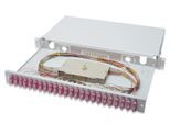 Digitus LWL Spleißbox, 1HE, bestückt, 24x SC DX, OM4