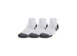 Sneakersocken UNDER ARMOUR "UA Performance Tech 3pk Low", Herren, Gr. M (36,5/41,5), weiß, Obermaterial: 98% Polyester, 2% Elasthan, Socken Sneakersocken, für den Alltag, mit Elasthan-Anteil, im 3er-Pack, bequemer Sitz