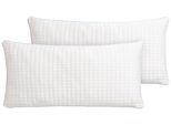 Kissenhülle RIBECO "Olaf, Kissenbezug mit kühlender Vorderseite", weiss (altweiß), B:40cm L:80cm, Baumwolle, Bezug: 50% Baumwolle, 50% Polyester, Kissenbezüge, Kissenhülle, der perfekte Bezug für den Sommer