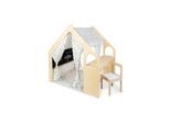 Pinolino Spielhaus Thilda natur - ohne Stoffdach