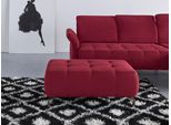Polsterhocker HOME AFFAIRE "Fresh", rot (bordeaux), B:102cm H:45cm T:68cm, 100% Polyester, Hocker, Polsterhocker, passend zum Ecksofa "Fresh", auch in Bezug Olympia EASY CLEAN