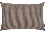 Dekokissen DONE. "Zoom", braun (chocolate), B:40cm L:60cm, Obermaterial: 92% Polyester, 8% Nylon, Dekokissen_Sitzkissen_Kissenhüllen, Kissenhülle aus modernem Cordstoff