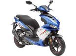 Motorroller PRIKE "PRIKE P19 50 Sport, E5 (45km/h)", blau (blau, schwarz), Motorroller, ohne Topcase, 45 km/h, Kraftstoffeinspritzung (EFI), 12" Bereifung, LED Beleuchtung, 3,1 PS, B:69cm H:113cm L:184,5cm