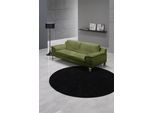 2,5-Sitzer EGOITALIANO "Shakira, Design und Sitzkomfort auf hohem Niveau, tolle Details", grün (kiwi), B:216cm H:84cm T:92cm, Sofas, bequeme Armlehne und Rückenlehne