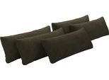 Sofakissen OTTO HOME "Mikado", grün (dunkelgrün), B:65cm H:25cm T:10cm, 100% Polyester, Polsterauflagen, Sofakissen, 3,5,6,7-teilige Kissen-Sets zur Auswahl