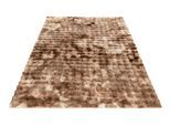 Teppich OBSESSION "My Camouflage 845", grau (taupe), B:40cm H:38mm L:60cm, Polyester, Teppiche, Teppich, 2-farbig gemustert, besonders weich, Hoch-Tief Effekt, handgetuftet