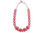 Kette mit Anhänger "Letizia", Damen, Gr. onesize, Holz, rosa, COLLEZIONE ALESSANDRO, Basic, Halsketten, mit Holzkugeln