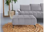 Polsterhocker HOME AFFAIRE "Fresh", grau (hellgrau), B:102cm H:45cm T:68cm, 100% Polyester, Hocker, Polsterhocker, passend zum Ecksofa "Fresh", auch in Bezug Olympia EASY CLEAN