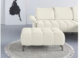 Polsterhocker HOME AFFAIRE "Fresh", weiß, B:102cm H:45cm T:68cm, 98% Polyester 2% Polyamid, Hocker, Polsterhocker, passend zum Ecksofa "Fresh", auch in Bezug Olympia EASY CLEAN