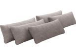 Sofakissen OTTO HOME "Mikado", grau (taupe), B:65cm H:25cm T:10cm, 100% Polyester, Polsterauflagen, Sofakissen, 3,5,6,7-teilige Kissen-Sets zur Auswahl