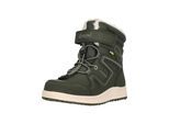 Stiefel ZIGZAG "Rincet", Mädchen, Gr. 24, grün (dunkelgrün), Kunstfaser, Polyurethane, Schuhe Stiefel, mit praktischem Schnellschnürsystem