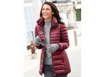 Steppjacke CASUAL LOOKS, Damen, Gr. 24, rot (bordeaux), 100% Polyamid, unifarben, figurumspielend, Jacken Steppjacke
