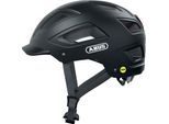 Fahrradhelm ABUS "HYBAN 2.0 MIPS" Gr. L, schwarz (velvet schwarz), Helme, L Kopfumfang: 56cm - 61cm