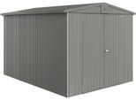 Gerätehaus BIOHORT "Europa Gr. 6, verschiedene Farben", quarzgrau, metallic, Stahl, Gerätehäuser, Qualitäts-Geräteschuppen aus Metall