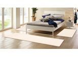 Bettumrandung OTTO HOME "Mohan" Gr. 14, weiß, H:25mm, Obermaterial: 100% Wolle, Bettumrandungen, handgeknüpft, Bettvorleger, Läufer-Set für das Schlafzimmer