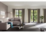 Vorhang HOMING "Velia" Gr. 1, silber (silberfarben), B:140cm H:245cm, Polyester, Gardinen, Fertigschal