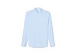 Businesshemd OLYMP "OLYMP Level Five 24/Seven, body fit, Kent", Herren, Gr. 41, Normaler Arm, bleu, 92% Baumwolle, 8% Elasthan, Hemden