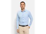 Businesshemd OLYMP "OLYMP Level Five 24/Seven, body fit, Kent", Herren, Gr. 43, Normaler Arm, hellblau, 92% Baumwolle, 8% Elasthan, Hemden